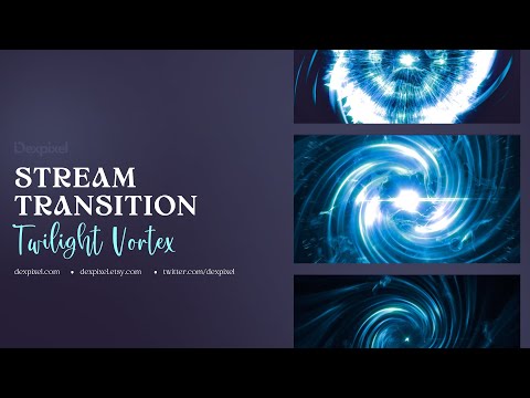 Twilight Vortex Stream Stinger Transition