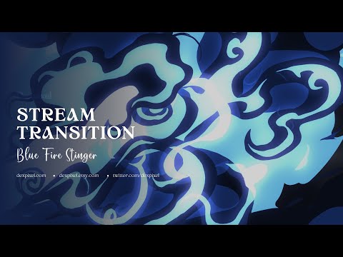 Blue Fire Flame Transition Vol.2