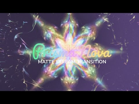 Prisma Rainbow Nova Stream Matte Transition | OBS Stinger