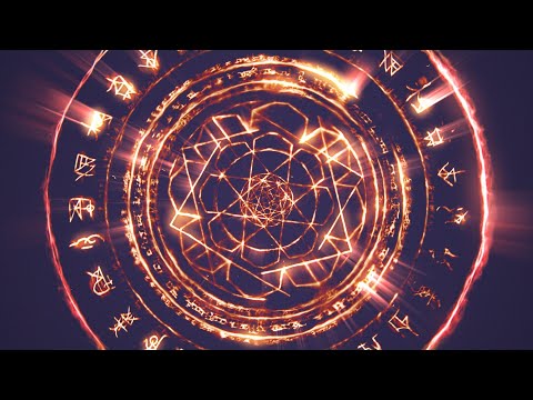 Fire Seal Magic Symbol Stream Transition