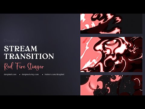 Red Fire Flame Transition Vol.1