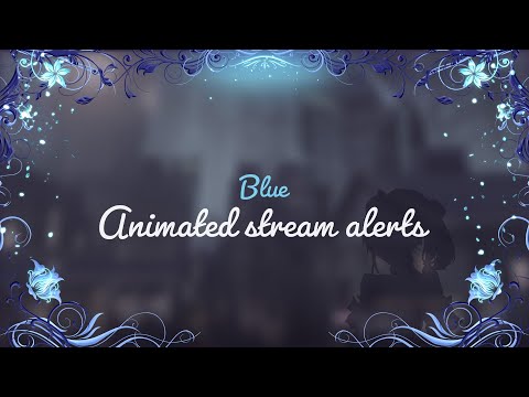 Floral Full Screen Animated Stream Alerts | OBS Twitch