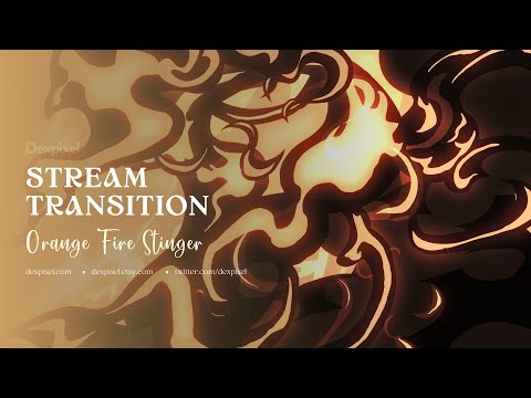 Orange Fire Flame Transition Vol.2