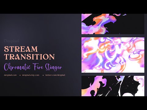 Chromatic Colorful Fire Flame Transition Vol.1