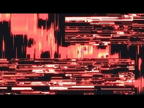 Red Digital Glitch Stream Transition