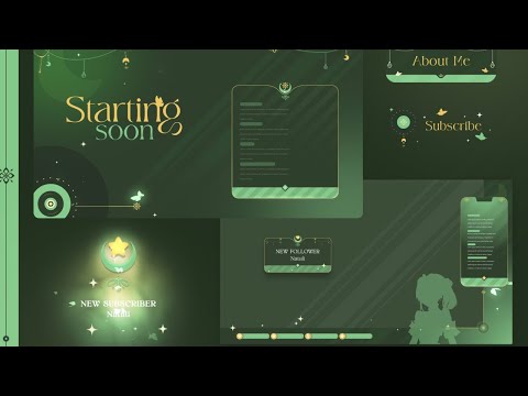 Green Lunar Charm Stream Pack