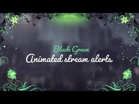 Floral Full Screen Animated Stream Alerts | OBS Twitch