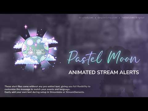 Pastel Moon Alerts