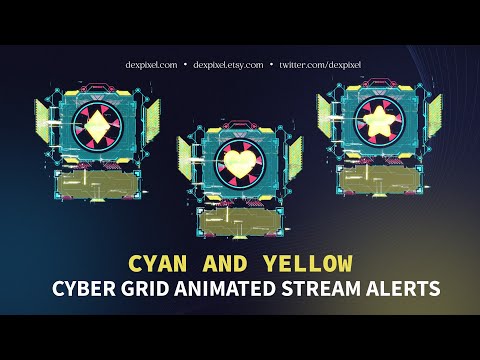 Bits or cheer alert with animated coin icon and futuristic design