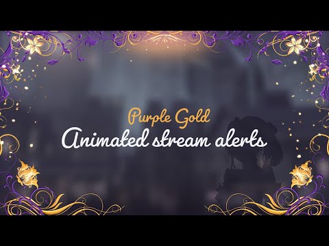Floral Full Screen Animated Stream Alerts | OBS Twitch