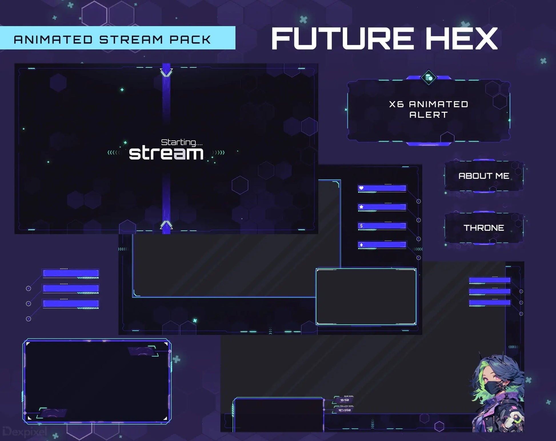 Animated stream pack.