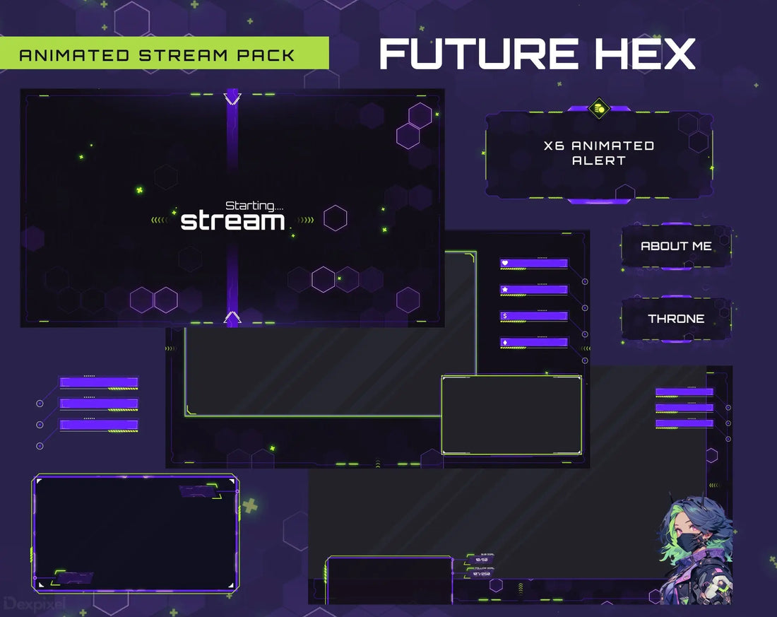 Animated stream pack.