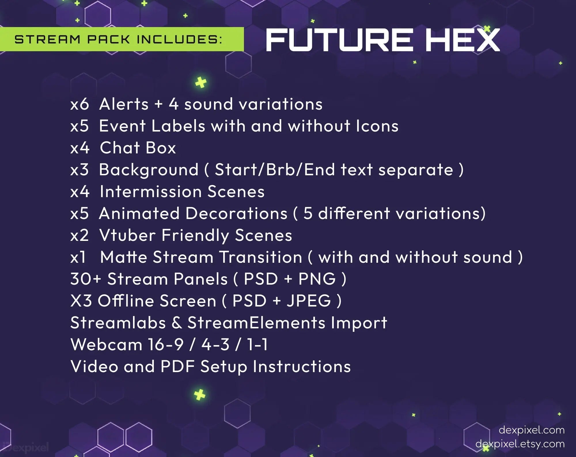 Future Hex stream pack.
