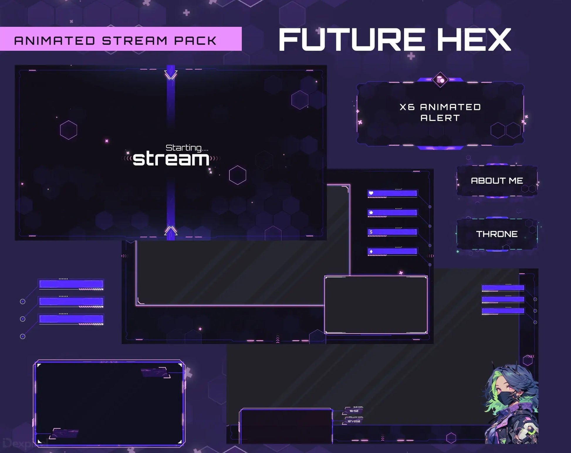 Animated stream pack.