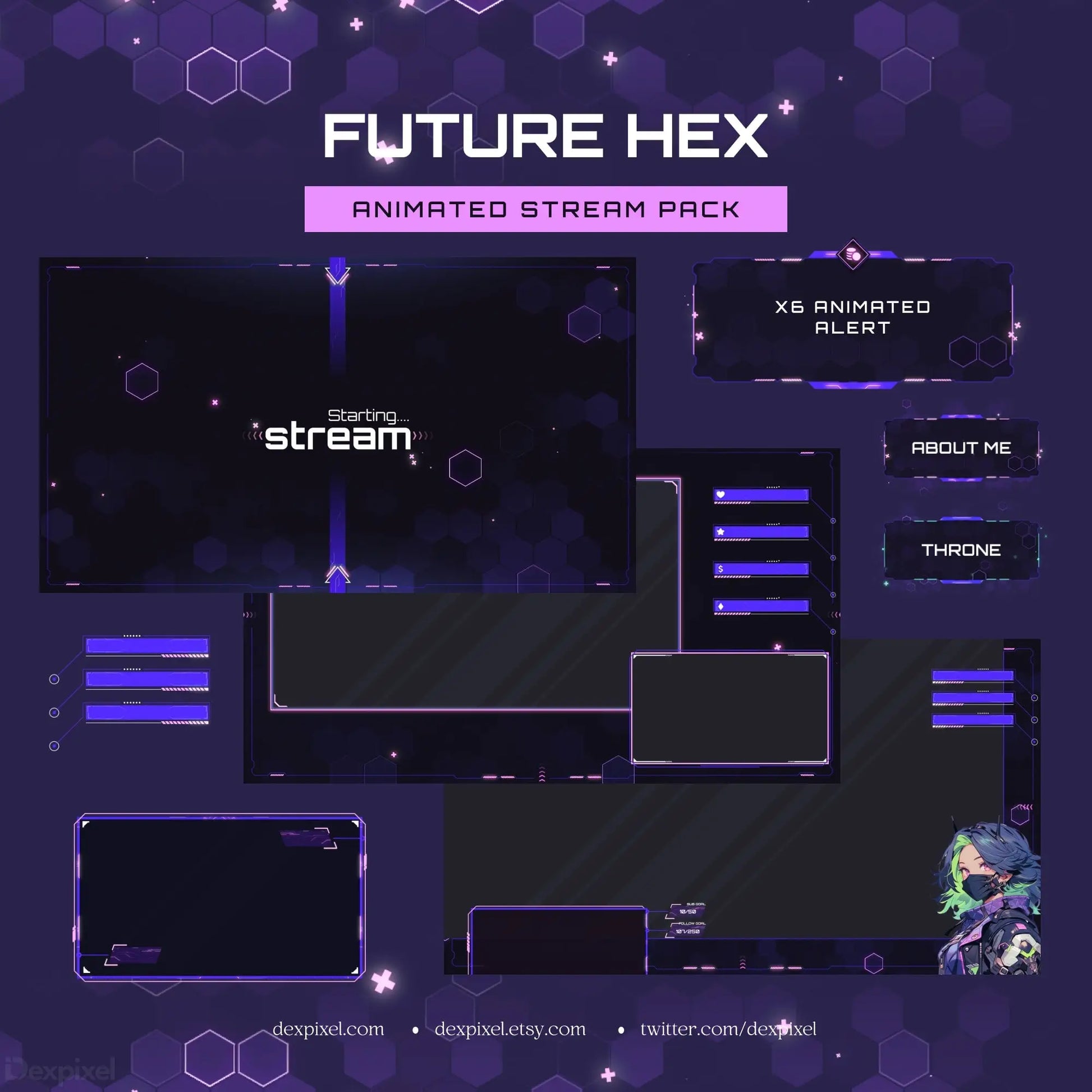 Animated stream pack.