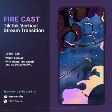 TikTok stream transition.