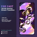 TikTok vertical stream transition.