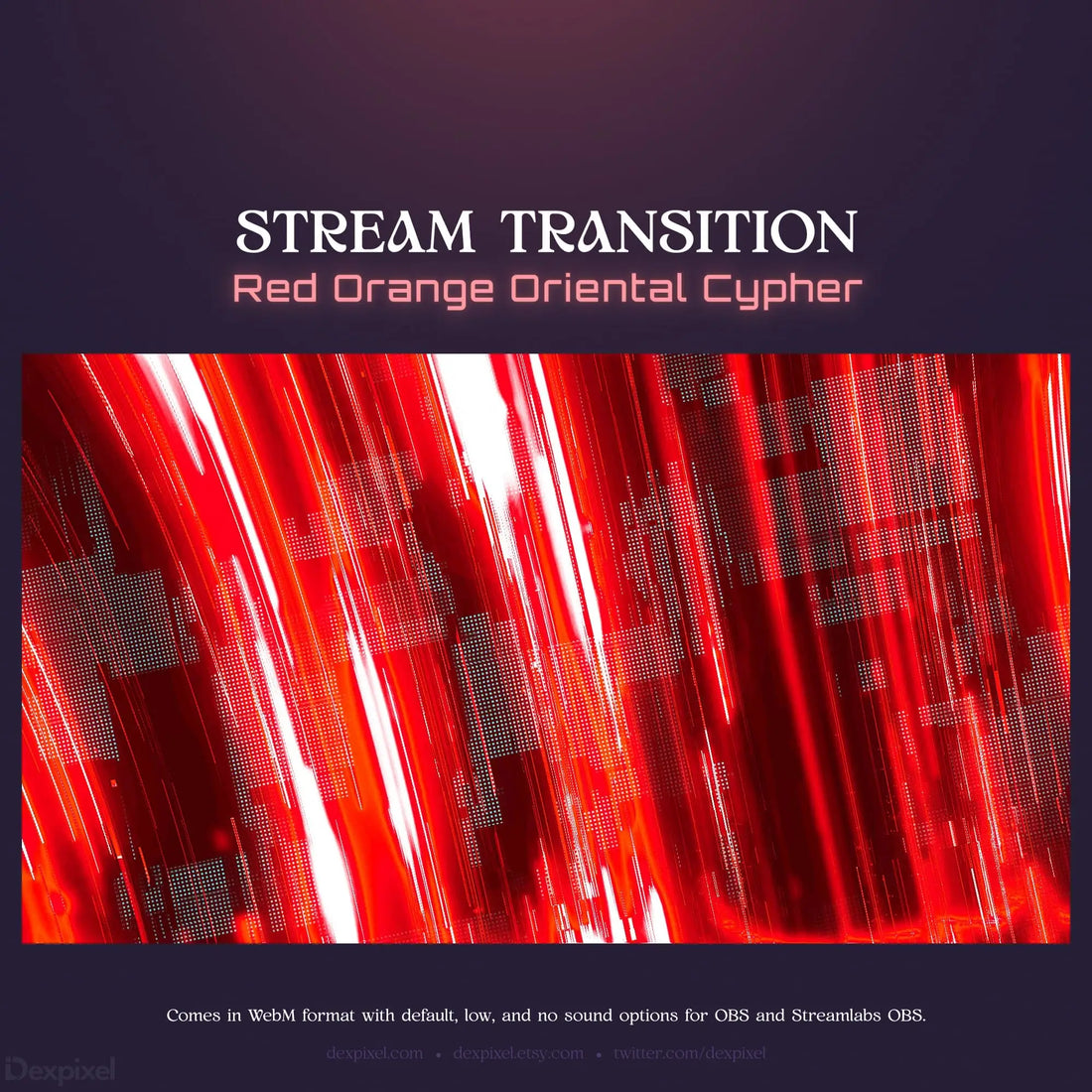 Abstract stream transition design.