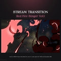 Red fire stream transition.