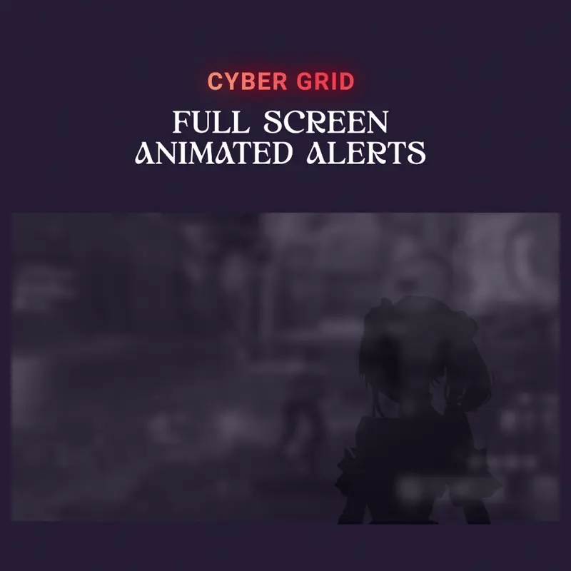 Animated alert template.