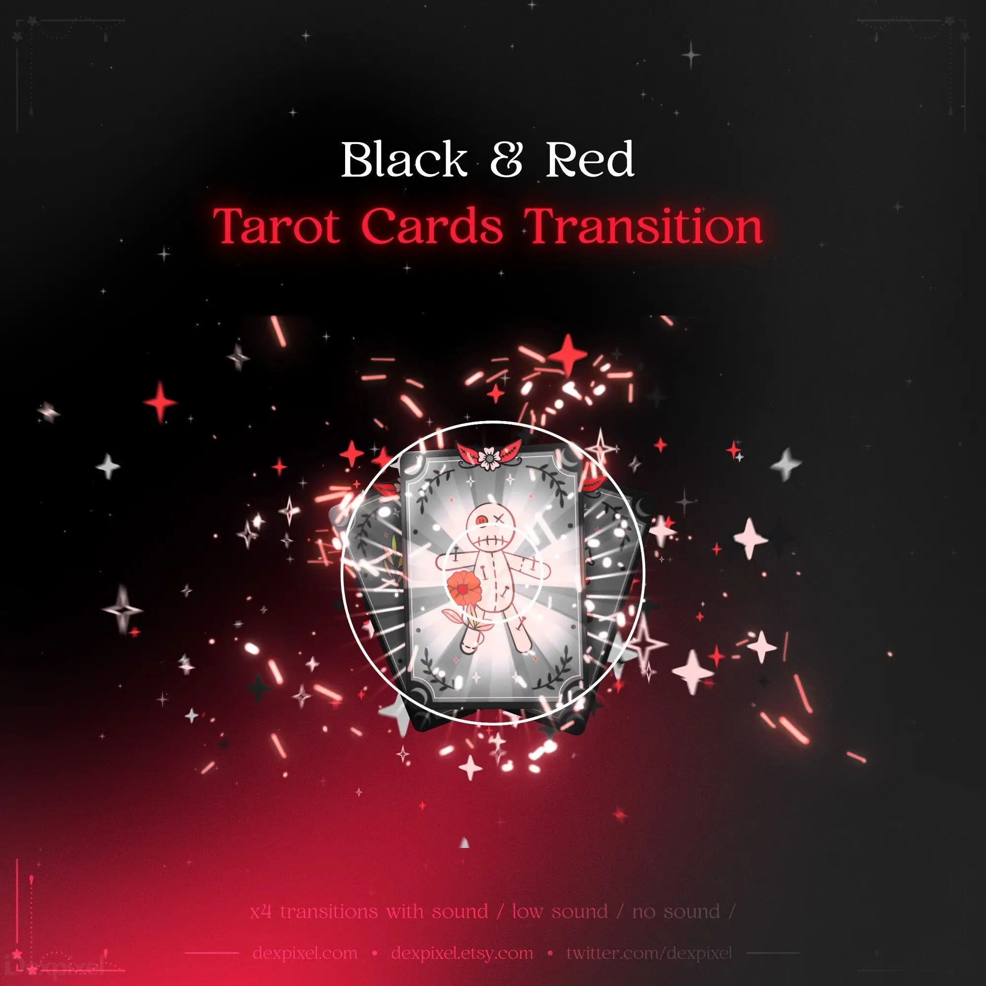 tarot card themed stinger transition