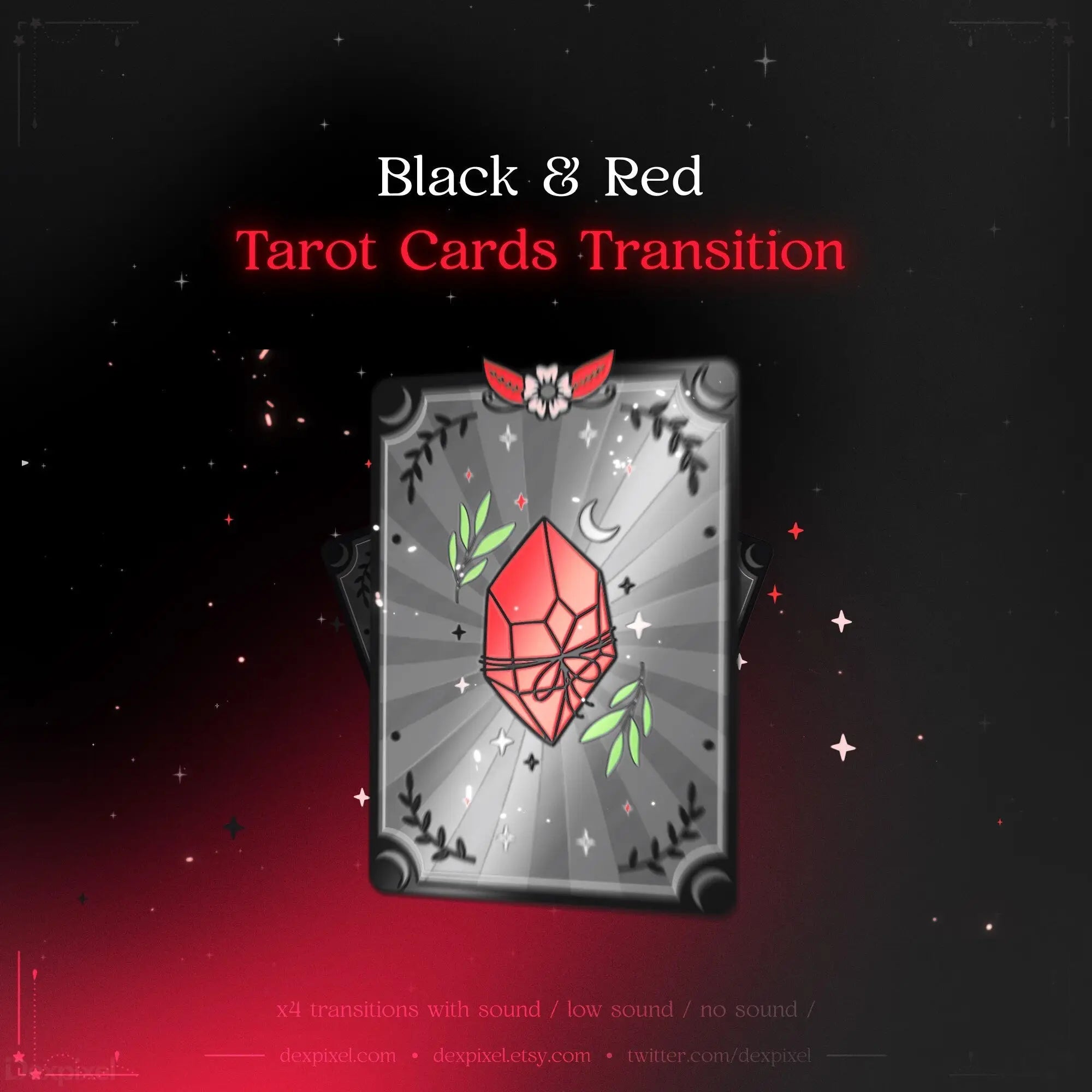 tarot card themed stinger transition