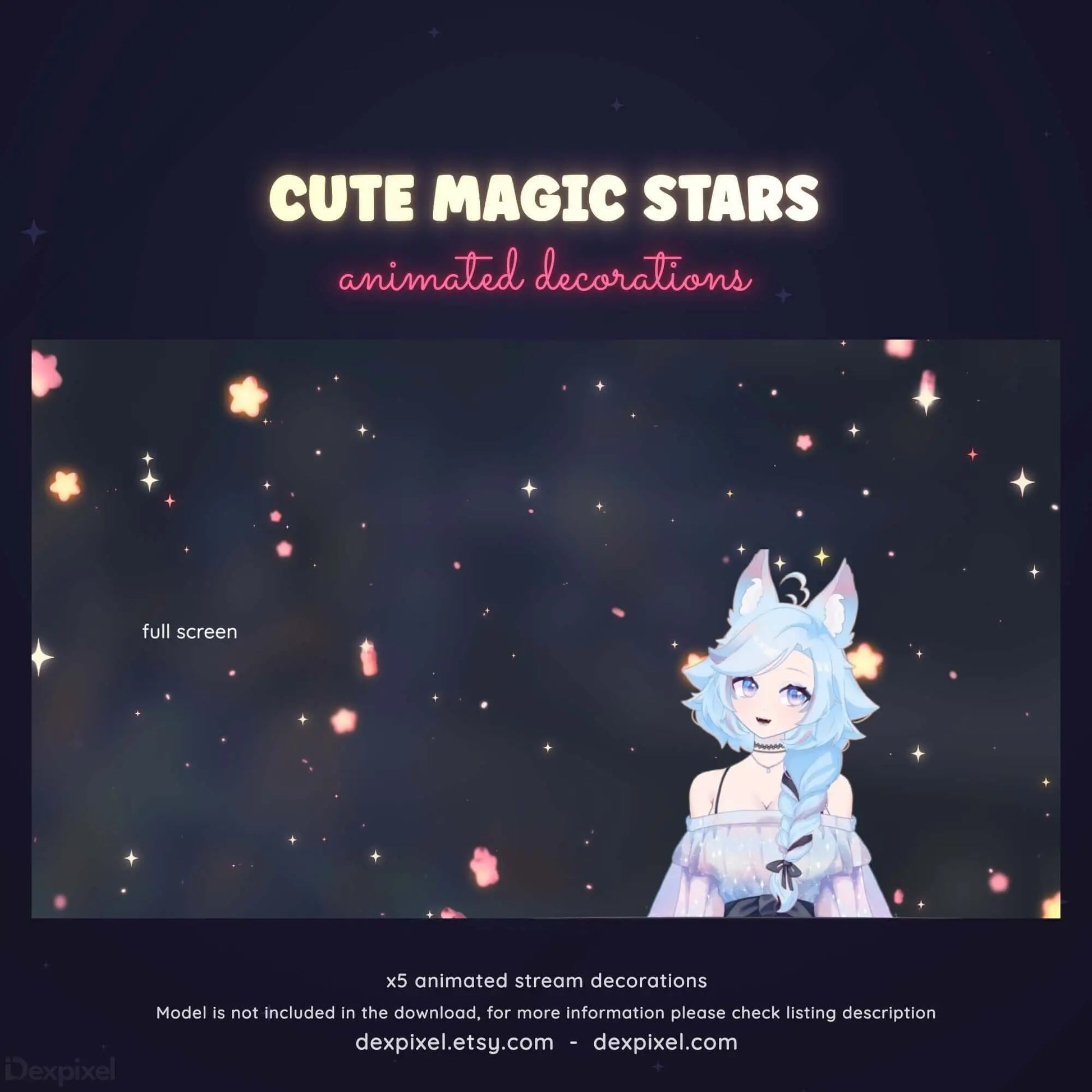 Twitch Stream Star Effects | Animated Particles