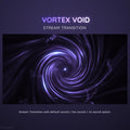 Purple spiral vortex with glowing swirling energy effects.