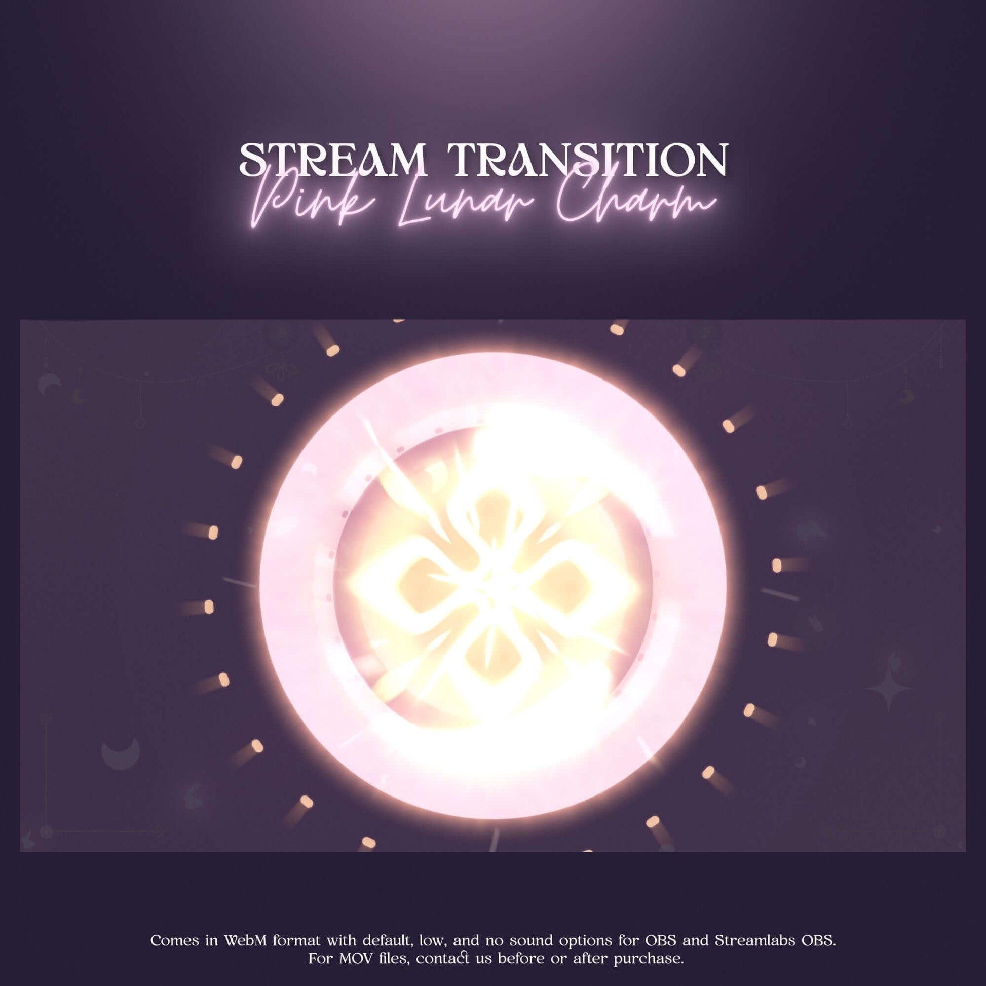 Celestial Pastel Moon Stream Transition