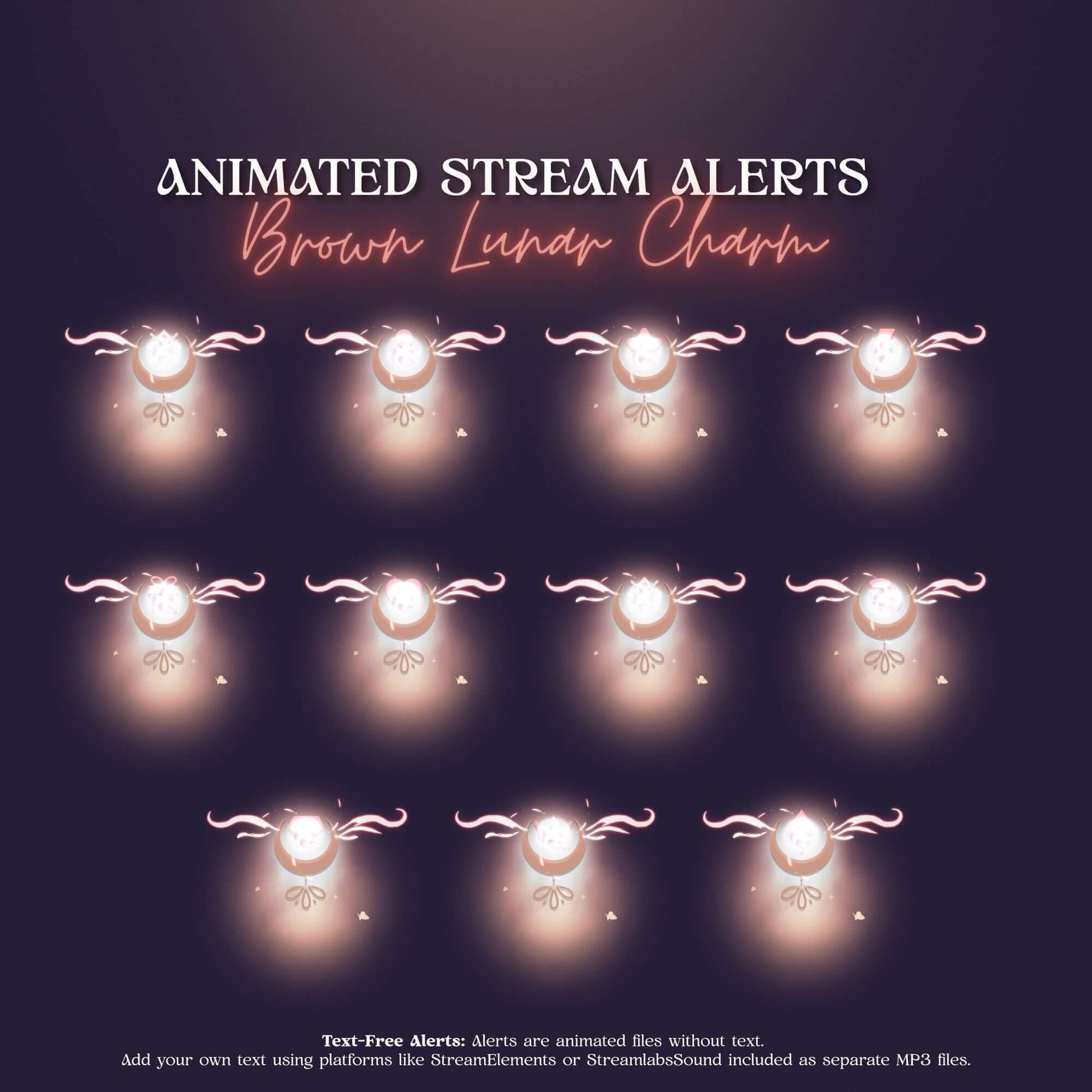 vtuber twitch stream lunar alert pack