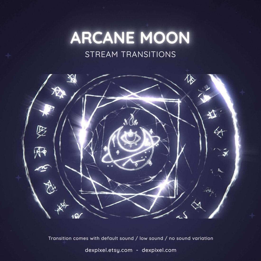 white arcane moon stream transition