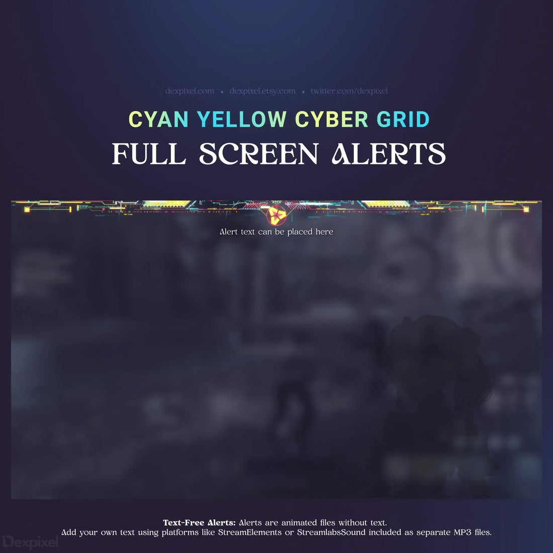 Cyber grid full screen alerts.