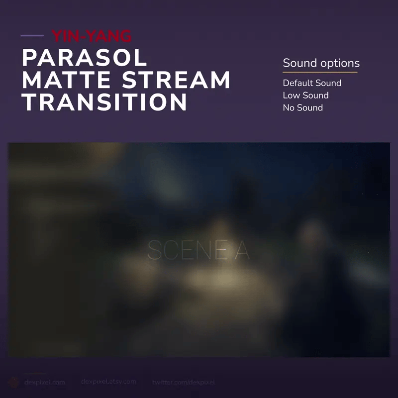 Video transition effect.