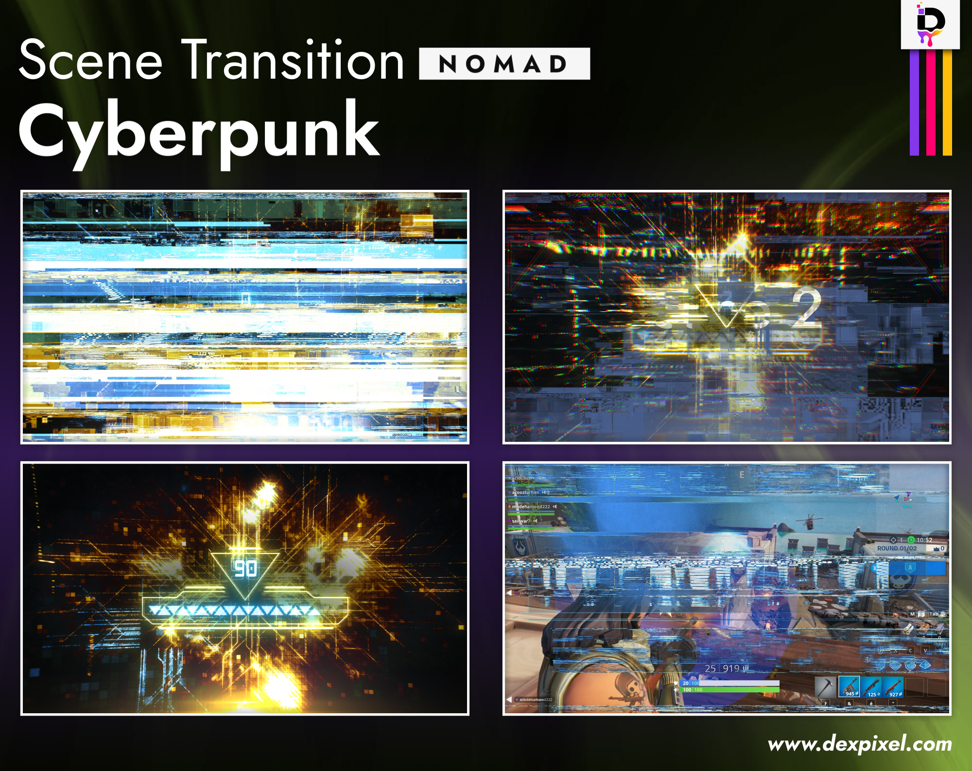 Scene Transition Dexpixel Cyberpunk Nomad