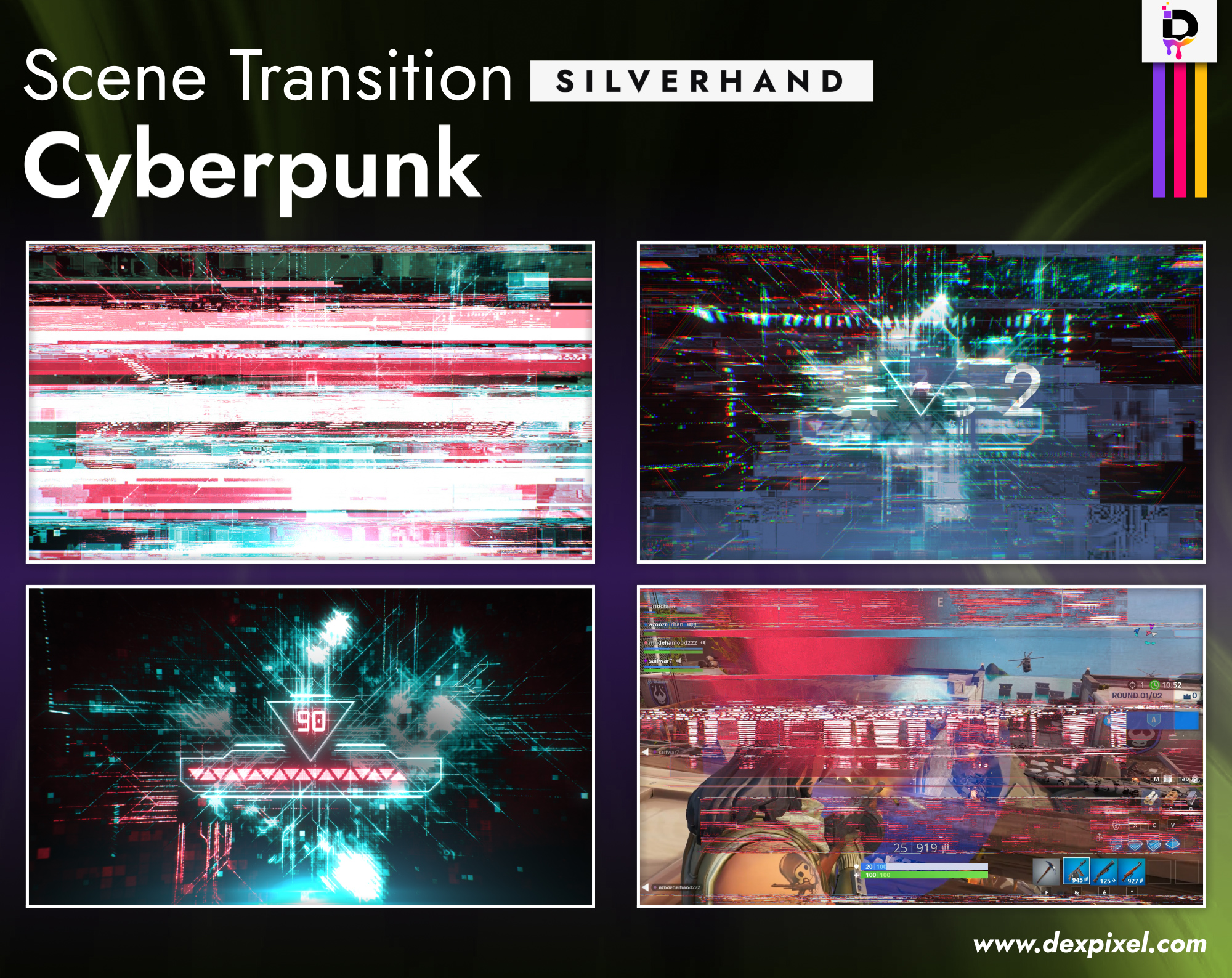 Scene Transition Dexpixel Cyberpunk Silverhand