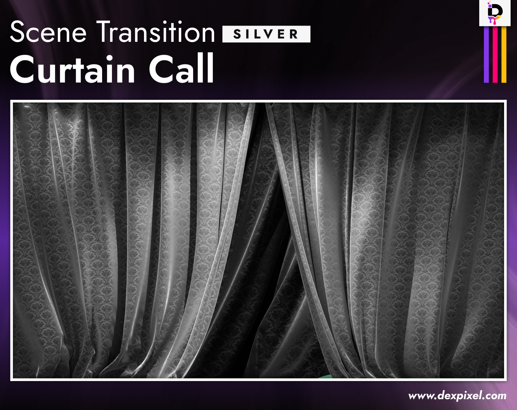 Scene Transition Dexpixel Curtain Call Silver